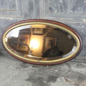 RARE Antique Johnston Patented 1916 Buick Roadster Beveled Glass Mirror